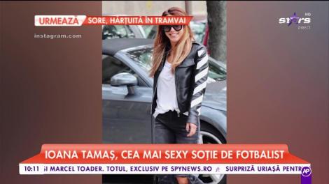 Ioana Tamaş, votată cea mai sexy soţie de fotbalist