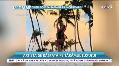 IMAGINI SUPERBE. Din Maldive, direct în Dubai! Delia o ţine numai într-o vacanţă