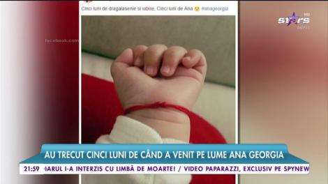 Nimic mai frumos. Simona Gherghe radiază de fericire. Ana Georgia, fetița ei, a împlinit cinci luni