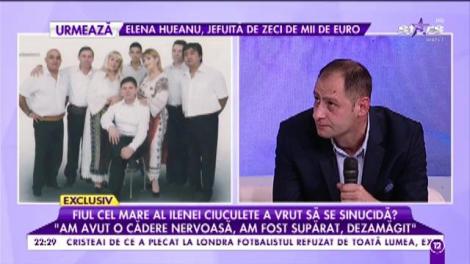 Mugurel, fiul cel mare al Ilenei Ciuculete, a avut o depresie cruntă din cauza averii: "Pe mama am visat-o o singură dată"