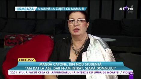 Magda Catone, confesiuni de suflet, de ziua ei. Fiul ei vrea să o răsplătească cu o mșină!