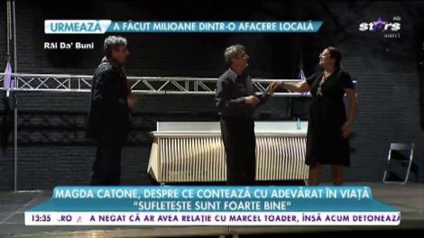 Magda Catone, despre ce contează cu adevărat în viață: „Am amintiri frumoase cu soțul mei”