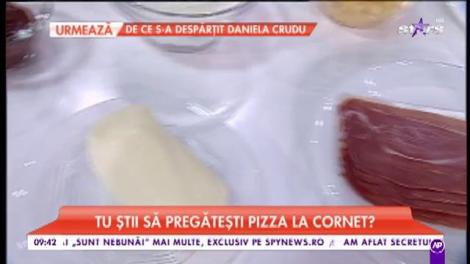 Chef Ralu ne pregătește „Pizza la cornet”