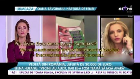 Vedetă din România, jefuită de 20.000 de euro. Elena Hueanu: „Vecinii au auzit, dar le-a fost teamă să iasă afară”