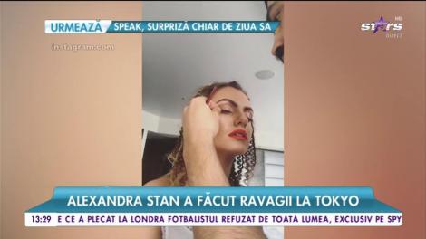 Alexandra Stan a făcut ravagii la Tokyo. Artista a participat la un festival de film important