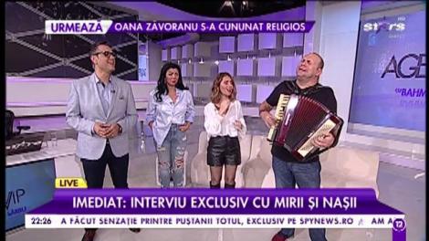 Vali Crăciunescu, în platoul Agenția VIP, face spectacol la acordeon