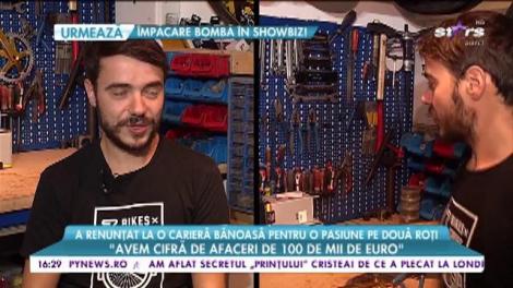 A renunțat la o carieră bănoasă pentru o pasiune pe două roți: ”Prețurile pentru astfel de biciclete pornesc de la 2500 de lei”