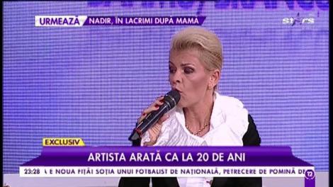 Sanda Ladoşi a revenit la silueta pe care a consacrat-o în timp record! Artista arată ca la 20 de ani