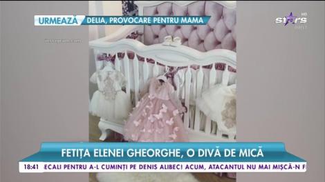Ce noroc! Fetița Elenei Gheorghe, o divă de mică. Amelie Nicole are propria garderobă