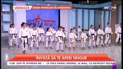 Medaliaţii cu aur au făcut o demonstraţie de karate în platoul de la Star Matinal!