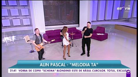 Câștigatorul ”Te cunosc de undeva”, Alin Pascal, interpretează piesa ”Melodia ta”