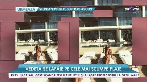 Rodica Miron, lux în Dubai. Vedeta se lăfăie pe cele mai scumpe plaje