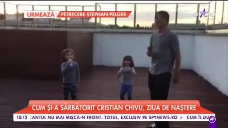 Fostul căpitan al echipei naționale, Cristian Chivu, și-a sărbătorit ziua de naștere în familie