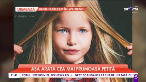 Cea mai frumoasă fetiţă! A primit oferte de sute de mii de euro pentru imaginea ei