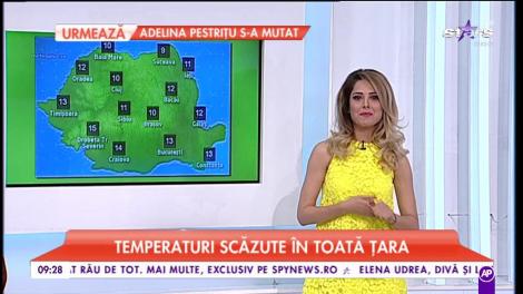 Val de frig peste România. Maxima zilei ajune până la 15°C