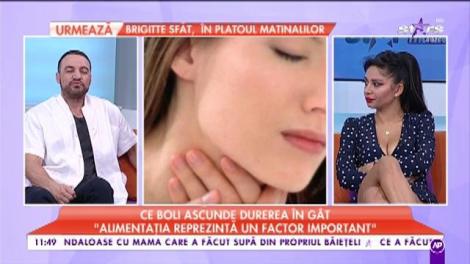 Ce boli ascunde durerea în gât? Aceste infecții se transmit  foarte ușor