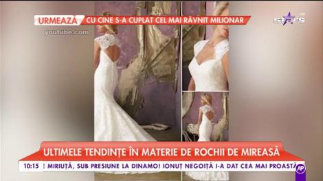 Ultimele tendințe în materie de rochii de miresă