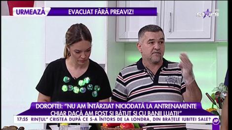 Monica, soția lui Doroftei: „Nu-i ușor să-ti vezi iubirea vieții tale încasând pumni!”