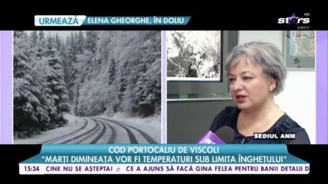 Vine iarna în România. Cod portocaliu de viscol la munte