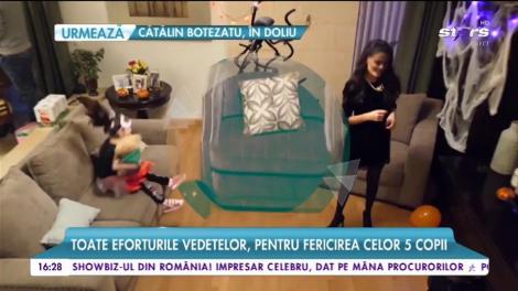 Anca şi Adi Sînă traiesc într-o casă de coşmar! Cei doi au redecorat totul pentru petrecerea de Halloween