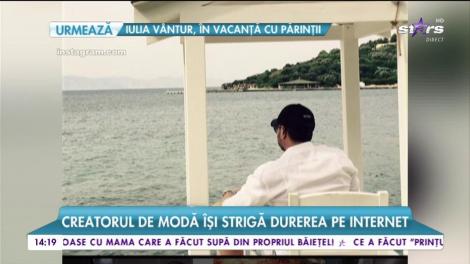 Cătălin Botezatu, în doliu. Creatorul de modă își strigă durerea pe internet: "Înțelegerea este ultimul sentiment de care ai parte"