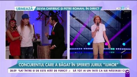 „Isus” de la „iUMOR”, în platoul Răi da buni: „Un om, indiferent cât e de frumos, când zâmbește e și mai frumos”