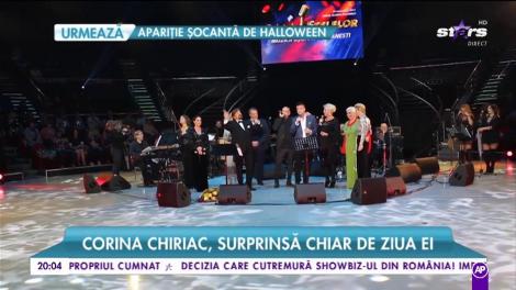 Corina Chiriac a fost surprinsă chiar de ziua ei:„Ne bucurăm să avem un astfel de spectacol”