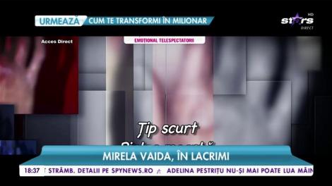 Mirela Vaida, în lacrimi. Prezentatoare, impresionată de scrisoarea unei tinere, victimă în Colectiv