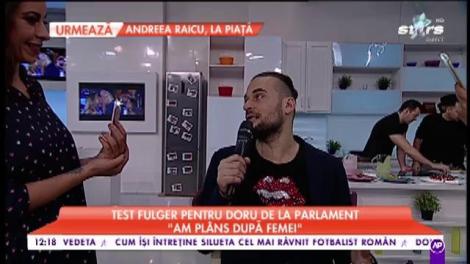 Test fulger pentru Doru de la Red Parlament: ”Cu primii bani câștigați mi-am cumpărat o chitară”