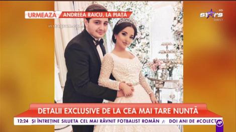 Sute de invitați au luat parte la marele eveniment. Detalii exclusive de la cea mai tare nuntă