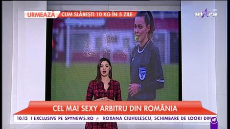 Manechinul Andreea Ene este cel mai sexy arbitru din România
