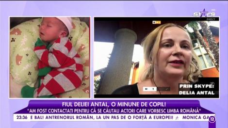 Fiul Deliei Antal, o minune de copil: „Fiul meu va apărea în filme”