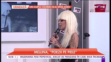 Mellina vorbește despre relația cu sora ei și despre melodia ”Poezii pe piele”