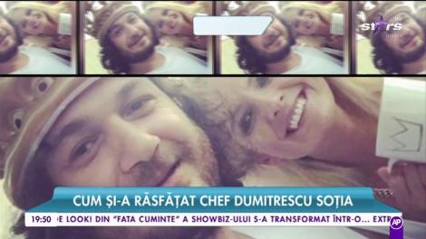 Cum și-a răsfățat Chef Dumitrescu soția de ziua ei
