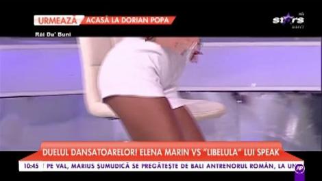 Duelul dansatoarelor! Elenea Marin vs ”Libelula” lui Speak. Cele două s-au întrecut în fața artistului