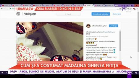 Cât de mult a crescut fetița Mădălinei Ghenea. Vedeta și copila s-au costumat de Halloween
