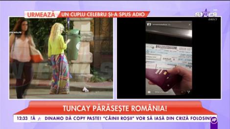 Tuncay părăsește România. Vedeta va lua avionul către Miami
