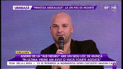 Andrei de la ”Alb Negru” are un nou loc de muncă. Cu ce se ocupă simpaticul cântăreț