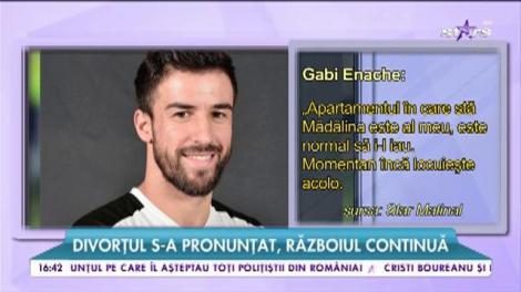 Mădălina și Gabi Enache, reacții dure. Divorțul s-a pronunțat, războiul continuă