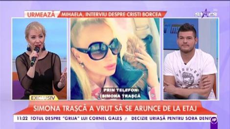 Simona Trașcă a vrut să se arunce de la etaj: ”Am avut mai multe răni”