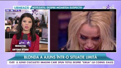 Simona Trașcă a ajuns într-o situație limită! Blonda a vrut să se arunce de la etaj