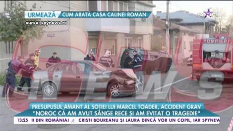 Cătălin Tutilescu, presupusul amant al fostei soții a lui Marcel Toader, a fost implicat într-un accident rutier