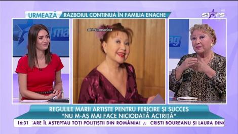 Rodica Popescu Bitănescu, regulile marii artiste pentru fericire și succes: ”Nu m-aș mai face niciodată actriță”