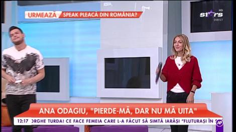 Ana Odagiu interpretează noua ei piesă ”Pierde-mă, dar nu mă uita”