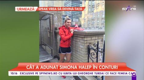 Cât a adunat SImona Halep în conturi