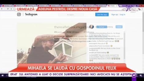 Mihaela se laudă cu gospodinul Felix. Acesta a ajutat la montarea unui felinar