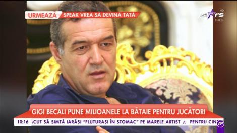 Gigi Becali pune milioanele la bătaie pentru jucători. Acesta le oferă numeroase prime fotbaliștilor