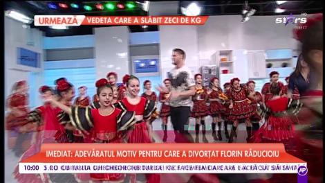 Trupa ”Ana Dance” în platoul Star Matinal. Micuțele au facut show