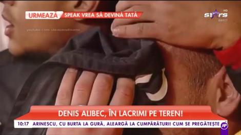 Denis Alibec a început să plângă, pe teren! Fotbalistul a fost schimbat, iar suporterii l-au huiduit, fără încetare