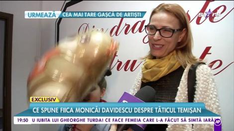 Fiica Monicăi Davidescu şi a lui Aurelian Temişan îşi dă de gol părinţii: ”Pe mami am rugat-o să-mi facă o surioară”